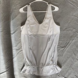 Lululemon tank top gray lightweight 12